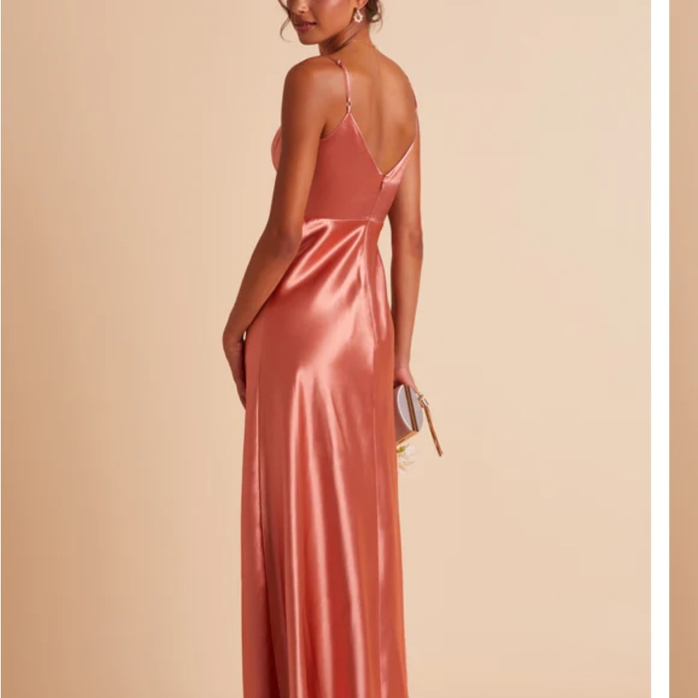 Terracotta XS bridesmaid dress from Birdy Grey. Size 2